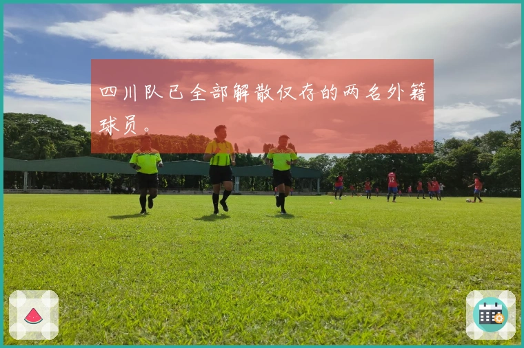 四川队已全部解散仅存的两名外籍球员。